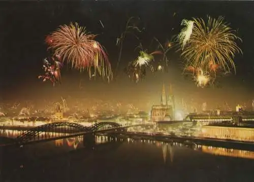 Köln - Feuerwerk