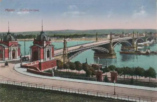 Mainz am Rhein - Mainz - Straßenbrücke - 1922