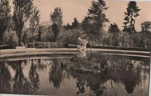 Burg bei Magdeburg - Anlagen am Bahnhof - 1959