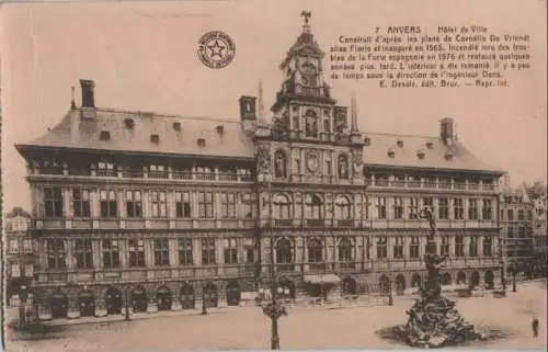 Belgien - Belgien - Anvers - Antwerpen - Hotel de Ville - ca. 1935