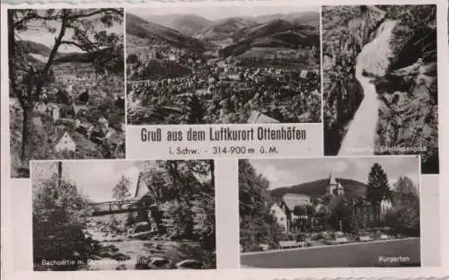 Ottenhöfen - u.a. Ortsansicht - 1959