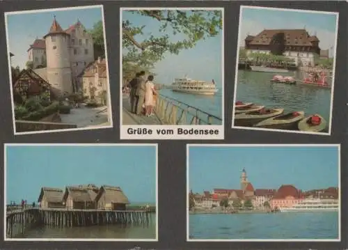 Bodensee - u.a. Pfahlbauten Unteruhldingen - 1966