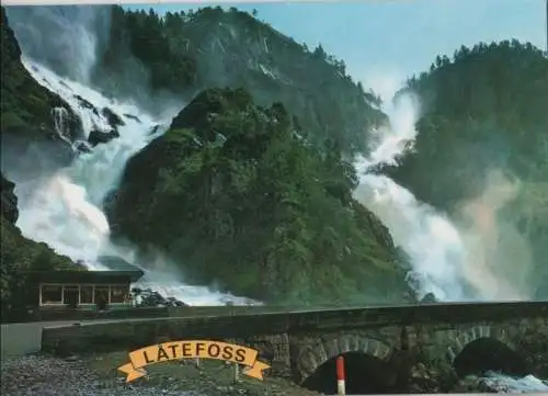 Norwegen - Latefossen - Norwegen - Ruten Odda