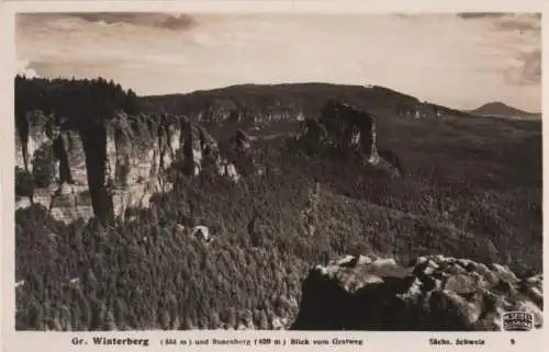 Sächsische Schweiz - Gr. Winterberg - 1938