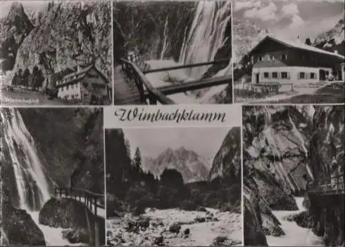 Wimbachklamm - u.a. Wimbachschloß - 1962