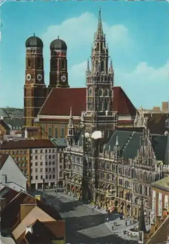 München - Rathaus und Frauentürme - 1975