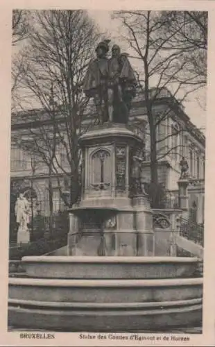 Belgien - Belgien - Brüssel - Bruxelles - Statue des Comtes de Egmont - ca. 1940