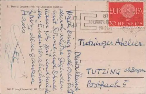 Schweiz - St. Moritz - Schweiz - mit Piz Languard