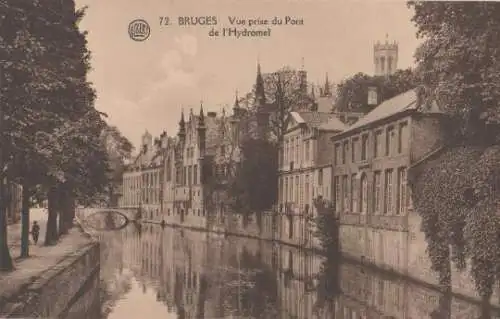 Belgien - Belgien - Bruges - Vue prise du Pont de Hydromel - ca. 1935