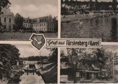 Fürstenberg / Havel - 4 Teilbilder - 1963