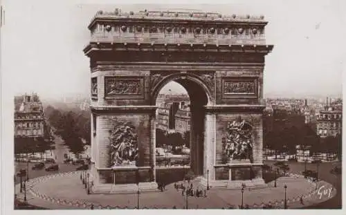 Frankreich - Frankreich - Paris - Arc de Triomphe - ca. 1955