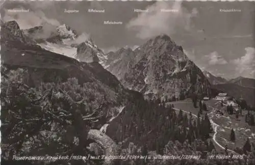 Kreuzeck (Wetterstein) - Panorama - 1953