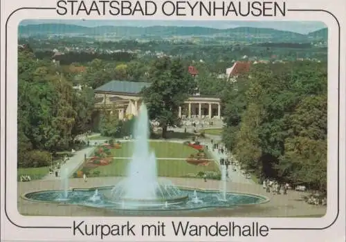 Bad Oeynhausen - Kurpark mit Wandelhalle - ca. 1995