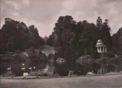 Kassel-Wilhelmshöhe - Rundtempel am Fontäneteich - 1968