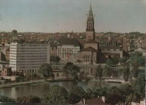 Kiel - Kleiner Kiel und Rathaus - 1957