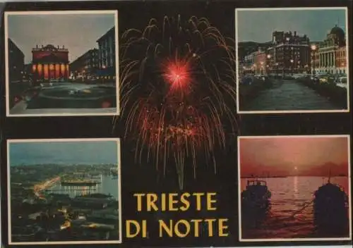 Italien - Italien - Triest - di notte - ca. 1980