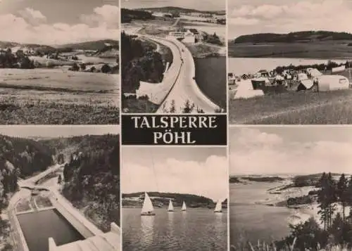 Talsperre Pöhl - mit 6 Bildern - 1967