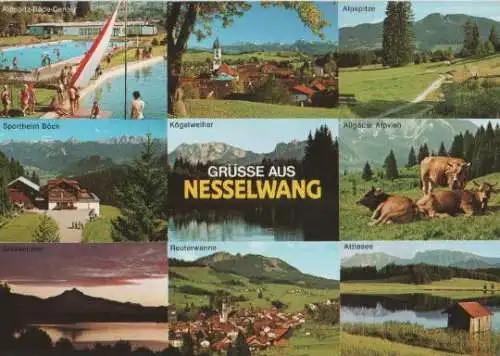 Nesselwang u.a. Alpspitz-Bade-Center - ca. 1985