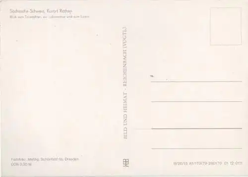 Rathen - Blick zum Talwächter