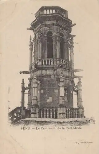 Frankreich - Sens - Frankreich - Campanile