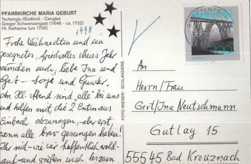 Italien - Tschengls - Italien - Pfarrkirche Maria Geburt