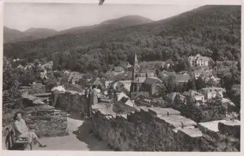 Badenweiler - Blick von Ruine - 1954