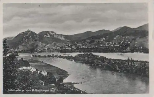 Königswinter - Siebengebirge vom Rolandsbogen - ca. 1935