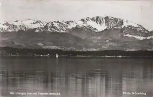 Starnberger See - mit Benediktenwand - 1967