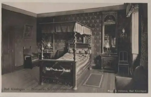 Bad Kissingen - Bismarcks Schlafzimmer - ca. 1950