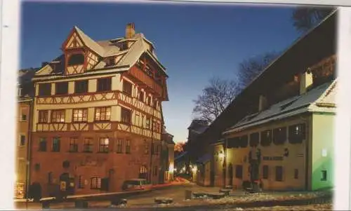 Nürnberg - Dürerhaus im Schnee