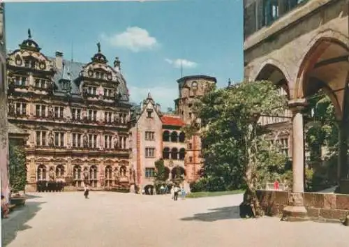 Heidelberg - Schloßhof - 1961