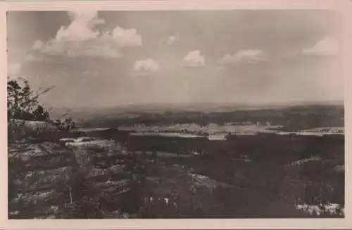 Sächsische Schweiz - Blick vom großen Zschirnstein - 1957