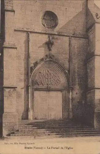 Frankreich - Etais - Frankreich - Eglise, Portail