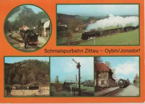 Zittau - Schmaspurbahn nach Oybin/Jonsdorf - 1986