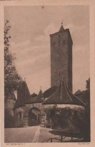 Rothenburg Tauber - Burgtor - ca. 1935