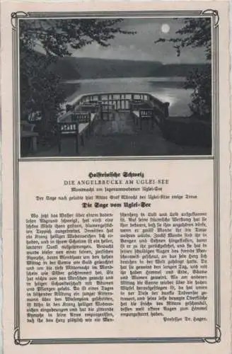 Ukleisee - Angelbrücke - ca. 1940