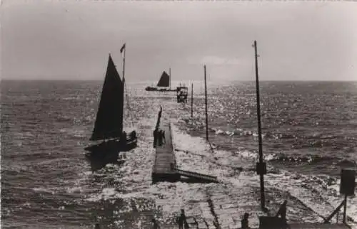 Norderney - An der Segelbuhne - 1964