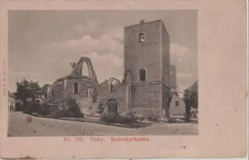 Schweden - Schweden - Visby - Systerkyrkorna - ca. 1935