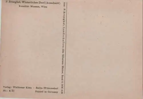 Brueghel Winterliches Dorf