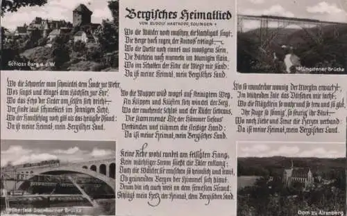 Bergisches Land - mit Bergischem Heimatlied - ca. 1960