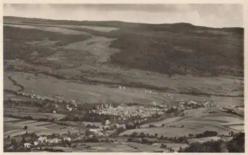 Kreuzberg, Rhön - Blick auf Bischofsheim