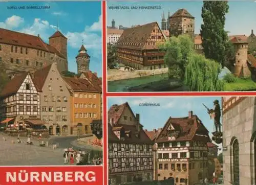 Nürnberg - u.a. Dürerhaus - 1987