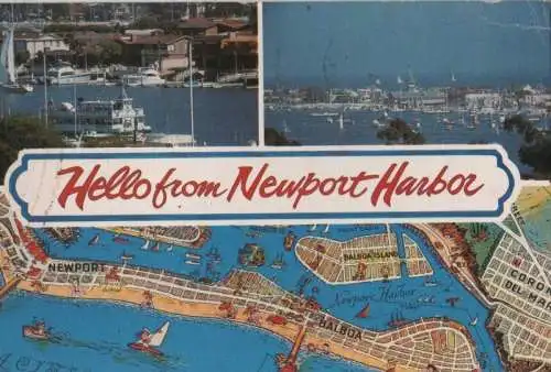 USA - USA - Newport Beach - Newport Harbor - 1986