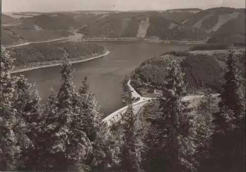 Hohenwarte-Stausee - Blick von Klinkhardts-Höhe - 1971