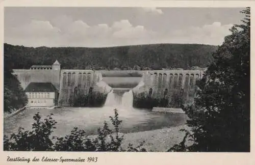 Edersee - zerstörte Staumauer