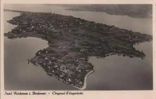 Reichenau - Original-Fliegerfoto - ca. 1955