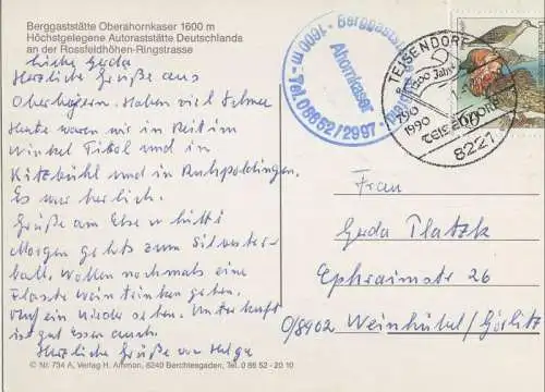 Berchtesgadener Land - Berggaststätte Oberahornkaser