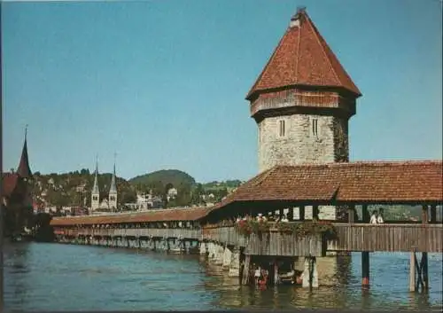 Schweiz - Schweiz - Luzern - Kapellbrücke - ca. 1980