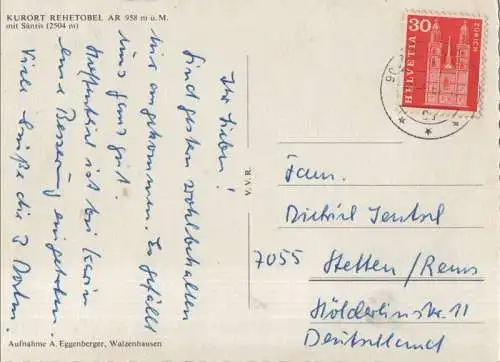Schweiz - Rehetobel - Schweiz - Ansicht