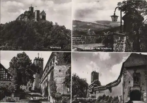 Eisenach - u.a. Blick von der Wartburg - 1981